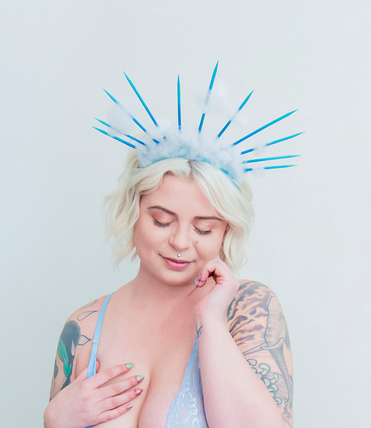 Blue Skies Spiked Cloud Crown
