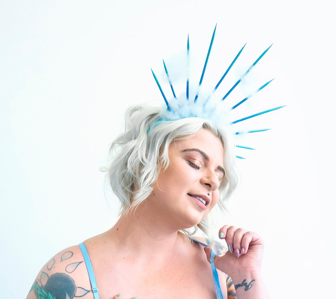 Blue Skies Spiked Cloud Crown