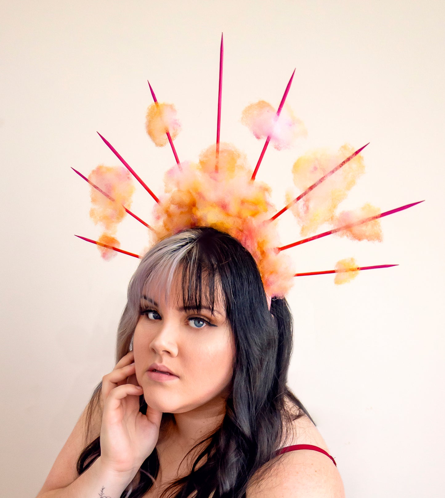Sunset Cloud Spiked Headpiece crown cloud boudoir accessories