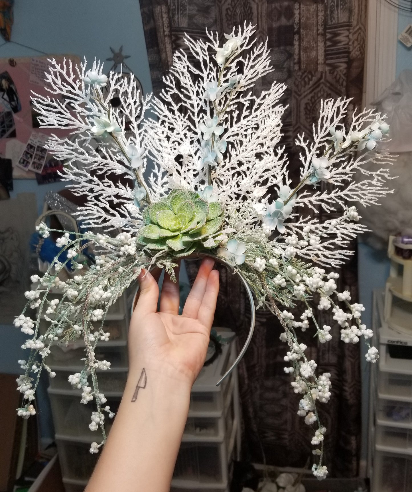 Snowy Winter Queens crown
