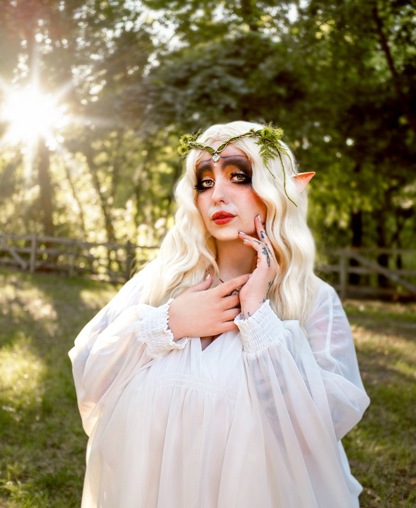 The perfect mix for any fae, elf, fairy, or nymph. The Elven | Fae Fern Circlet.