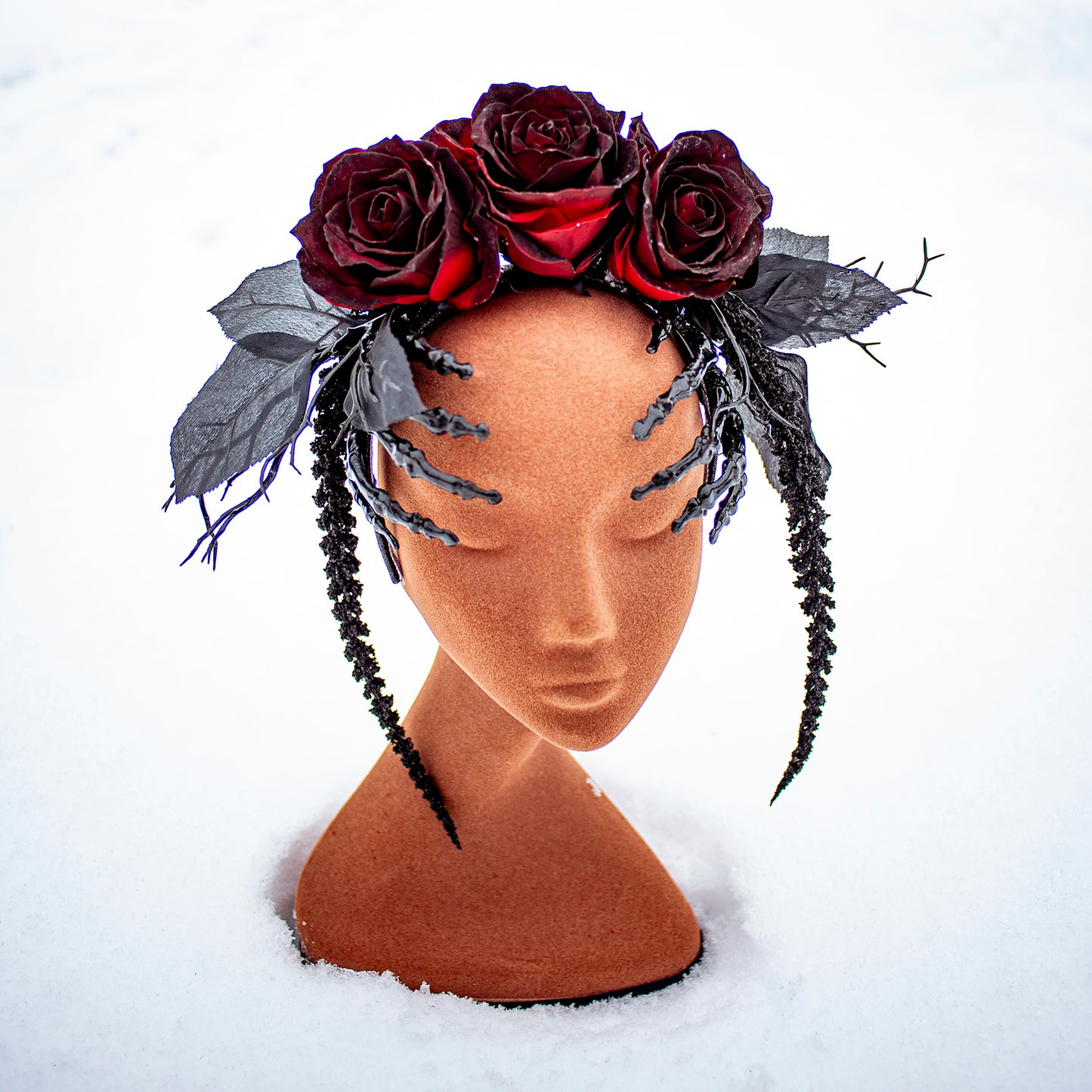 Dark Romance Gothic Rose Crown
