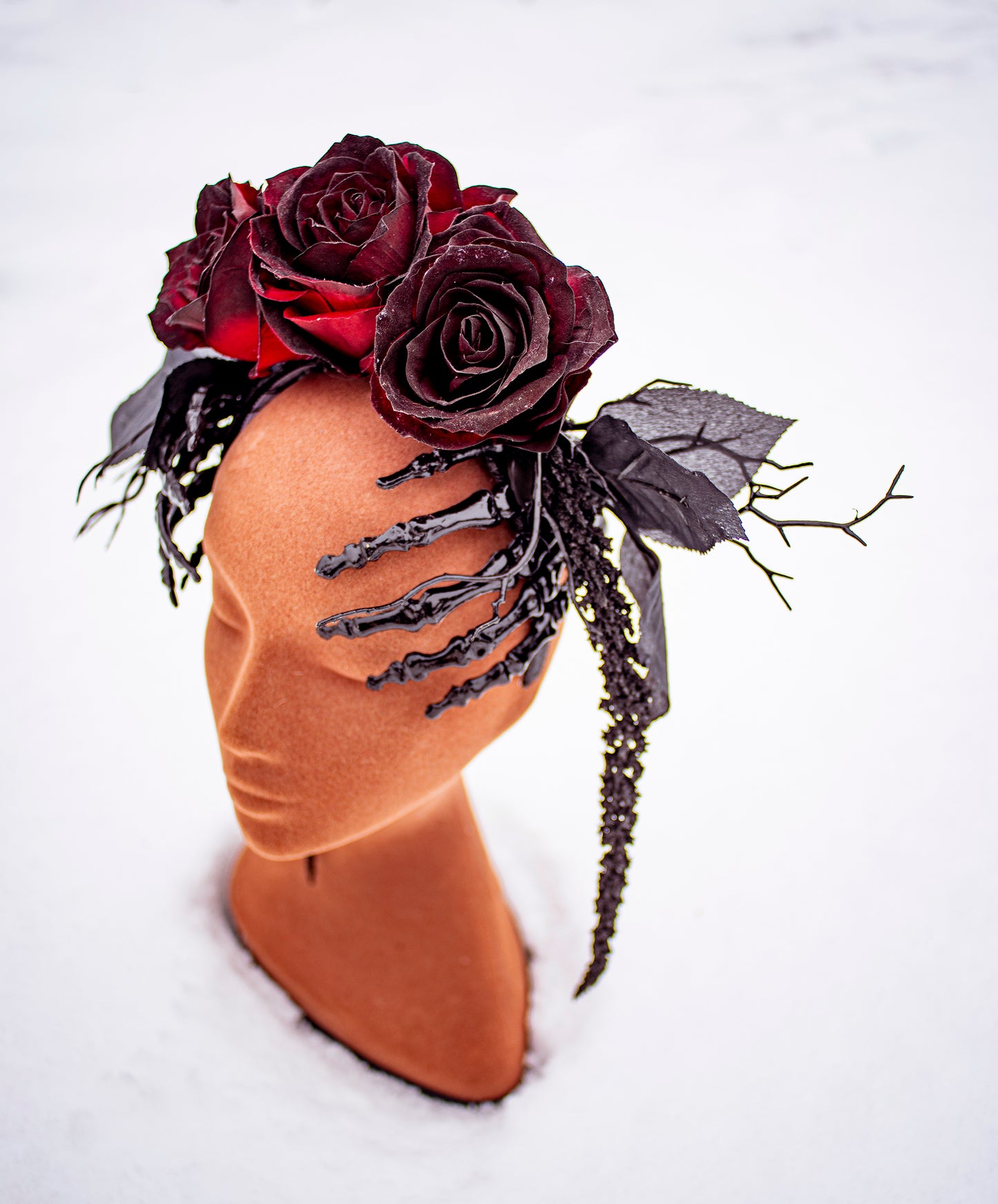 Dark Romance Gothic Rose Crown