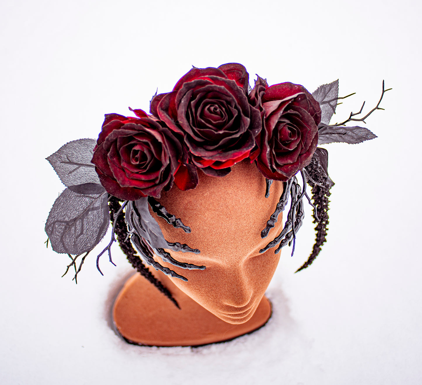 Dark Romance Gothic Rose Crown