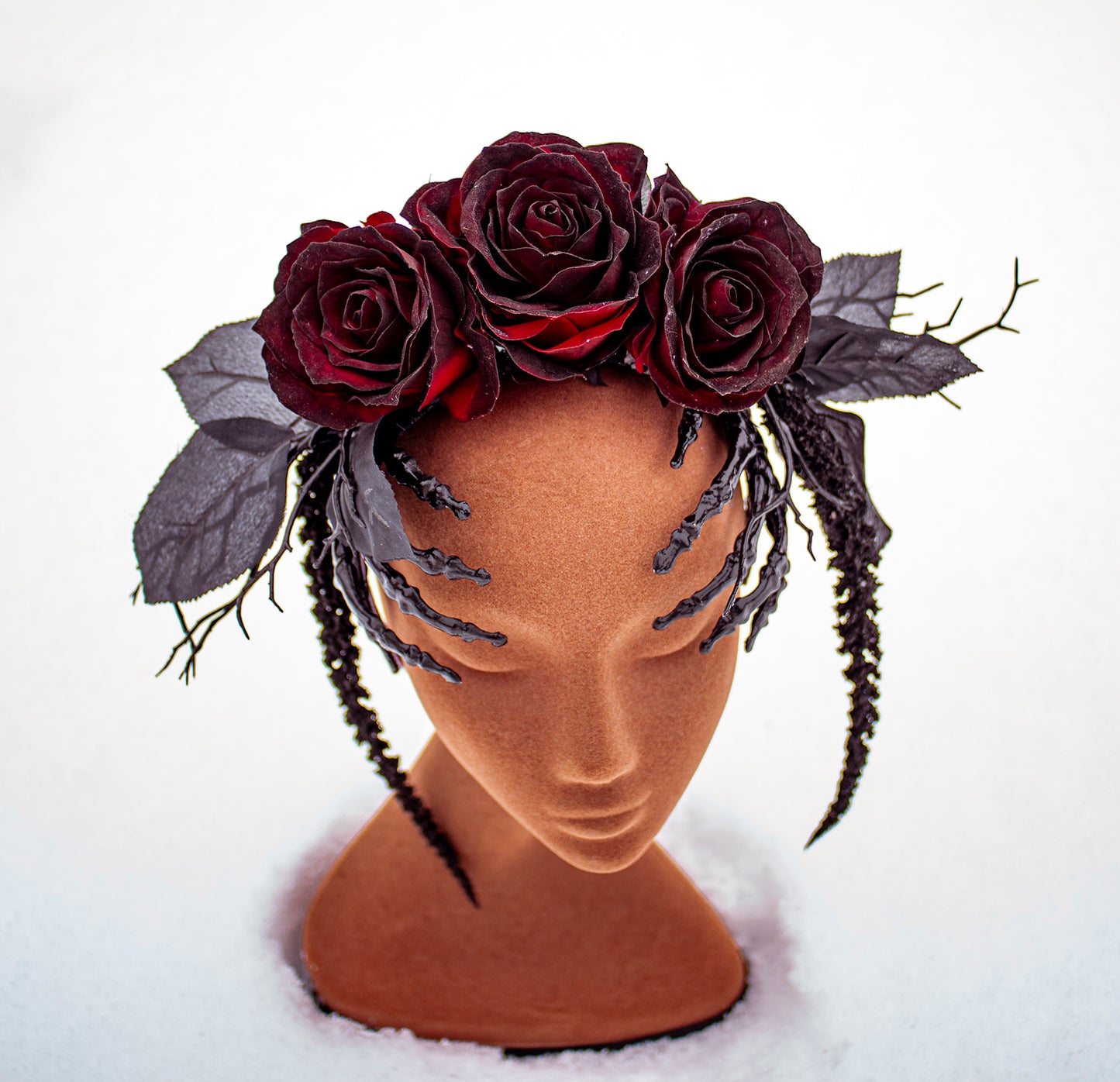Dark Romance Gothic Rose Crown