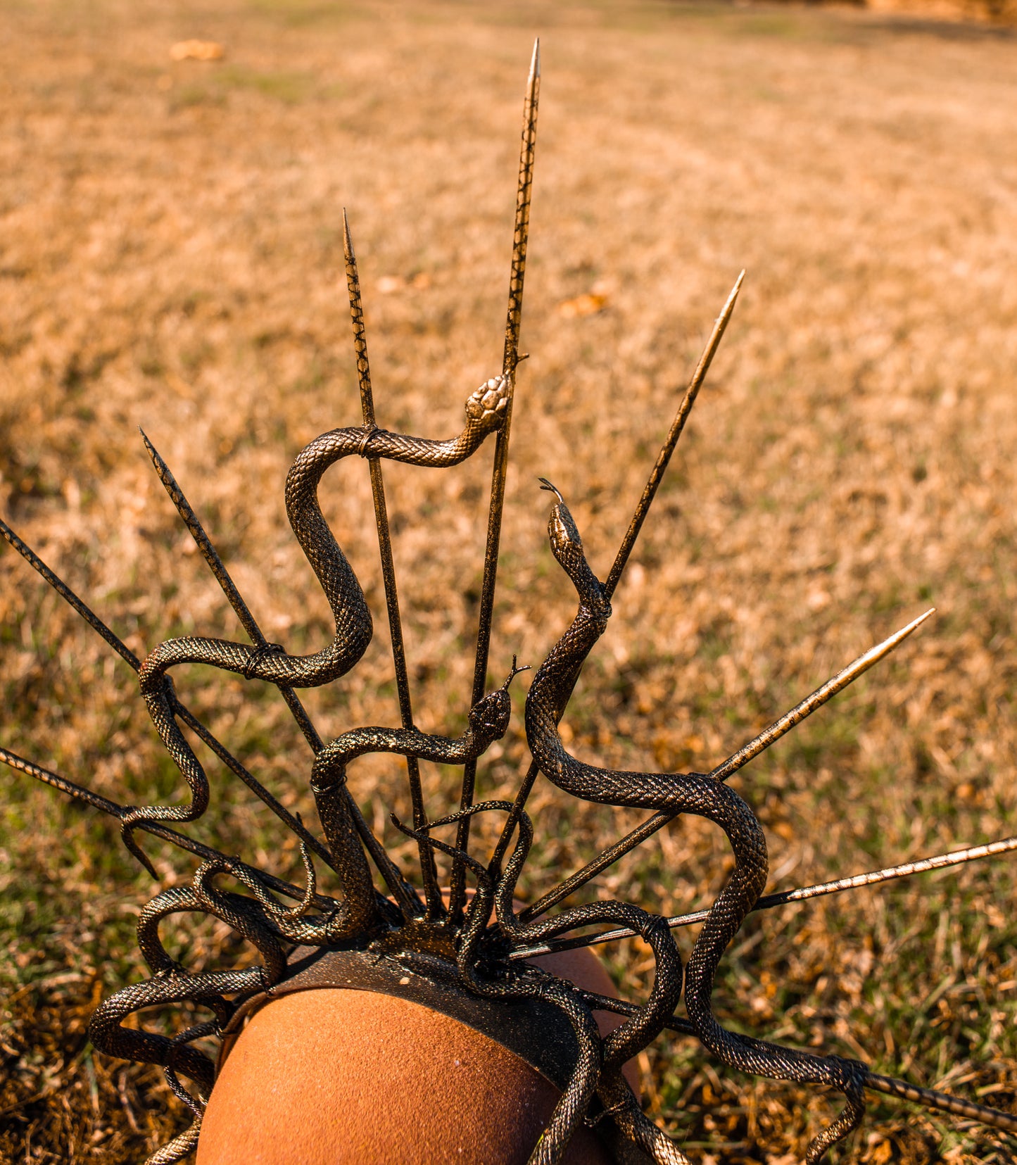 Medusa Snake Headpiece - Gorgon Crown