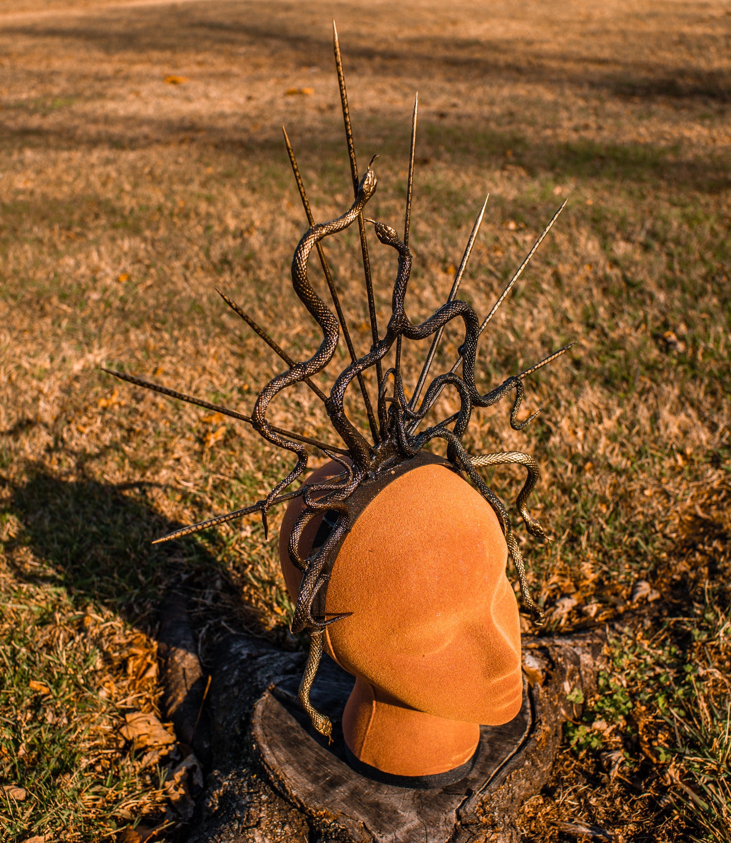 Medusa Snake Headpiece - Gorgon Crown