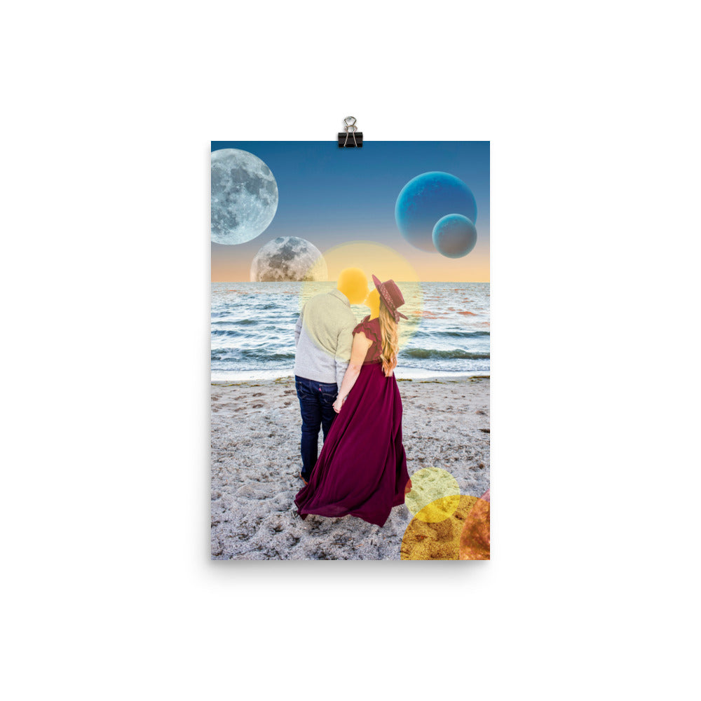 Otherworldly 2 - Art Photo Collage Print; was photographed by us & then edited & collaged to become an out-of-this-world vision. This print is a window to another world, where does it take you?