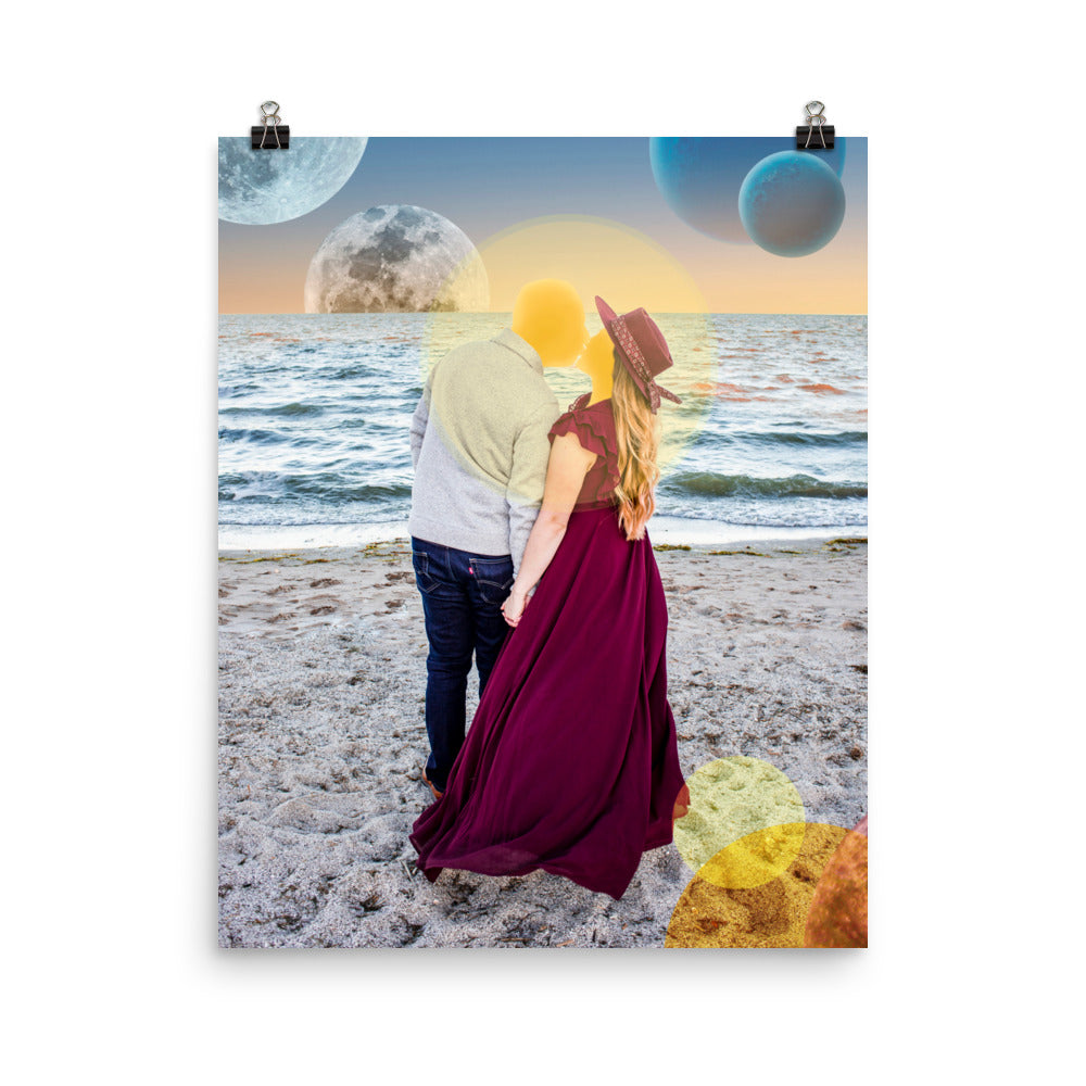 Otherworldly 2 - Art Photo Collage Print; was photographed by us & then edited & collaged to become an out-of-this-world vision. This print is a window to another world, where does it take you?