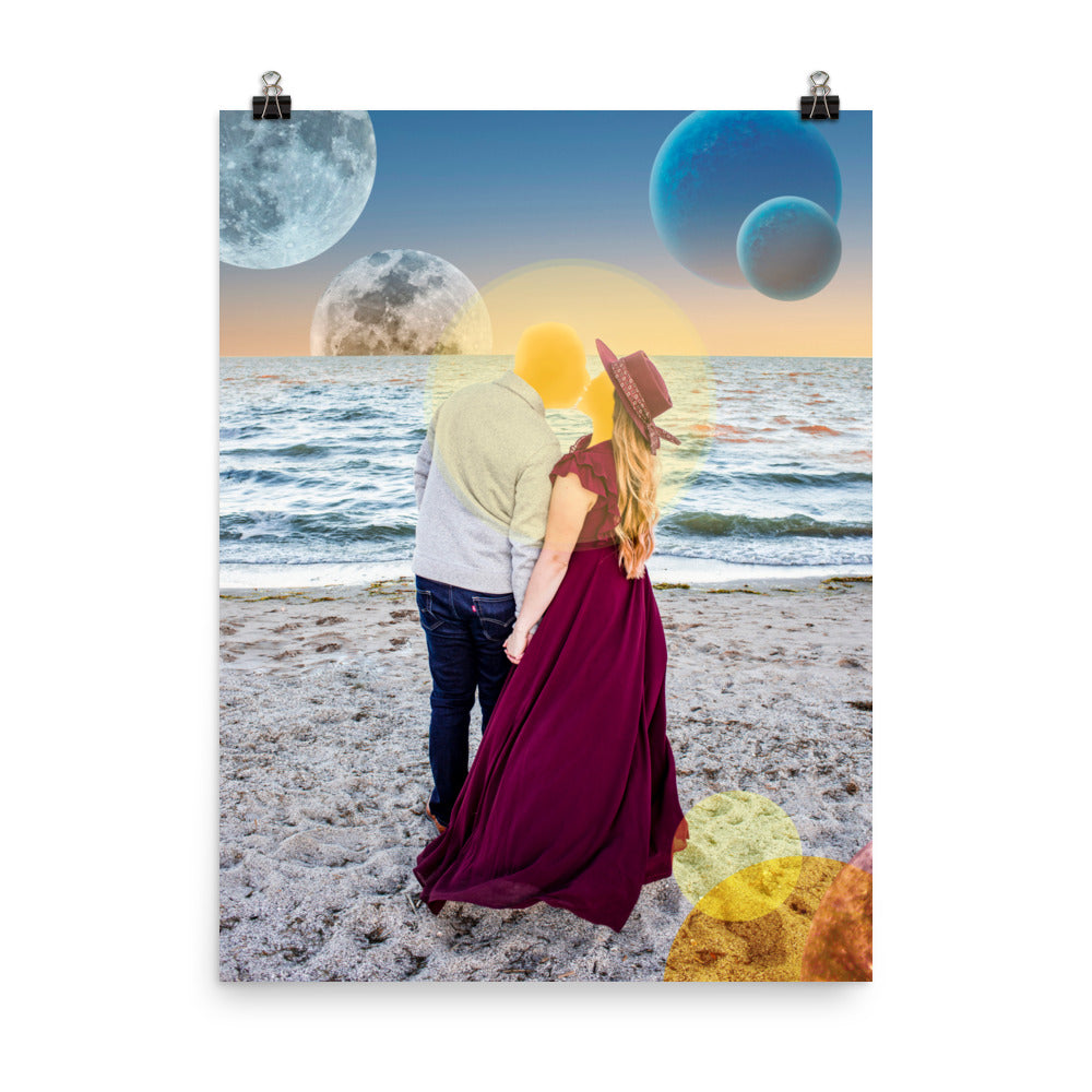 Otherworldly 2 - Art Photo Collage Print; was photographed by us & then edited & collaged to become an out-of-this-world vision. This print is a window to another world, where does it take you?