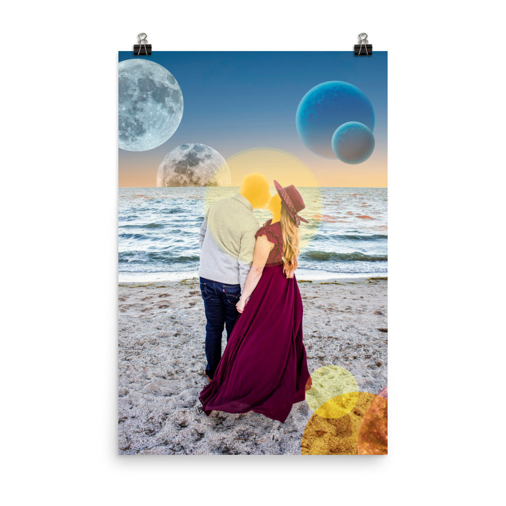 Otherworldly 2 - Art Photo Collage Print; was photographed by us & then edited & collaged to become an out-of-this-world vision. This print is a window to another world, where does it take you?