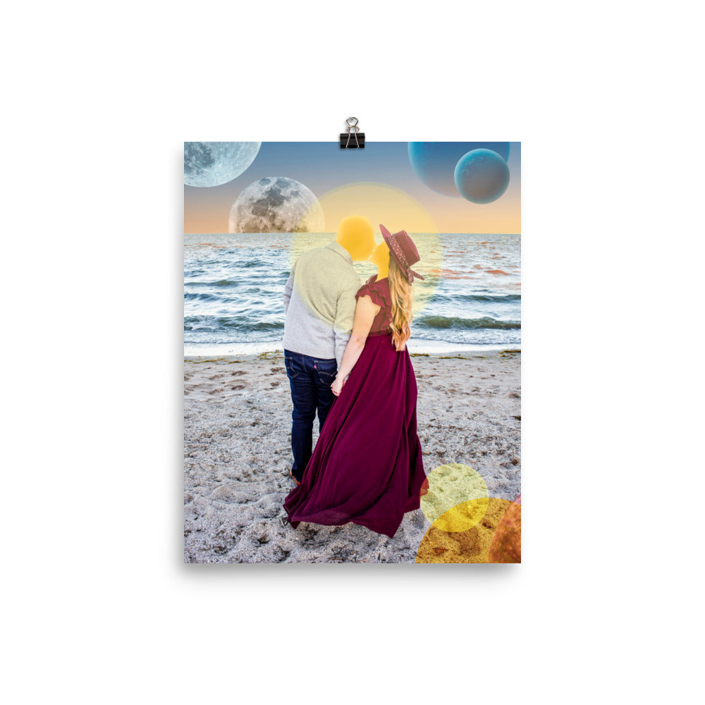 Otherworldly 2 - Art Photo Collage Print; was photographed by us & then edited & collaged to become an out-of-this-world vision. This print is a window to another world, where does it take you?