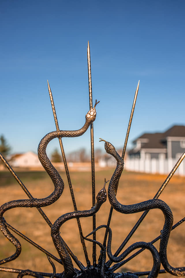 Medusa Snake Headpiece - Gorgon Crown