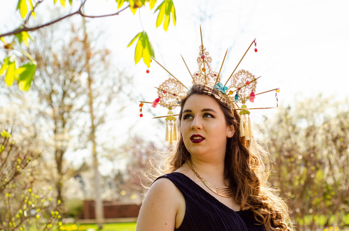 modeled photo of crown