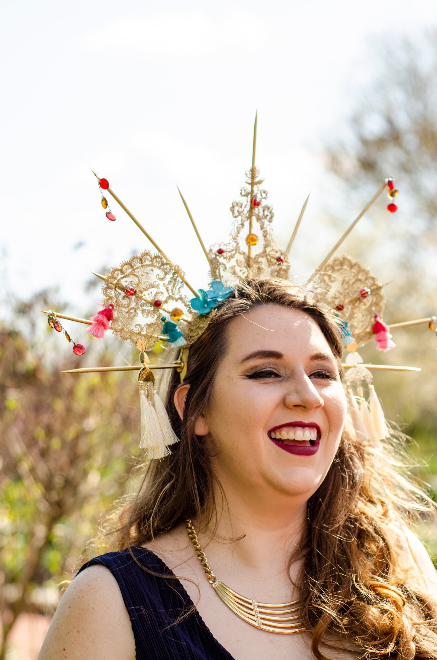 modeled photo of crown