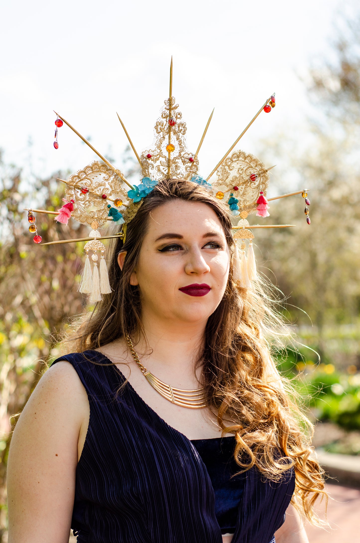 modeled photo of crown