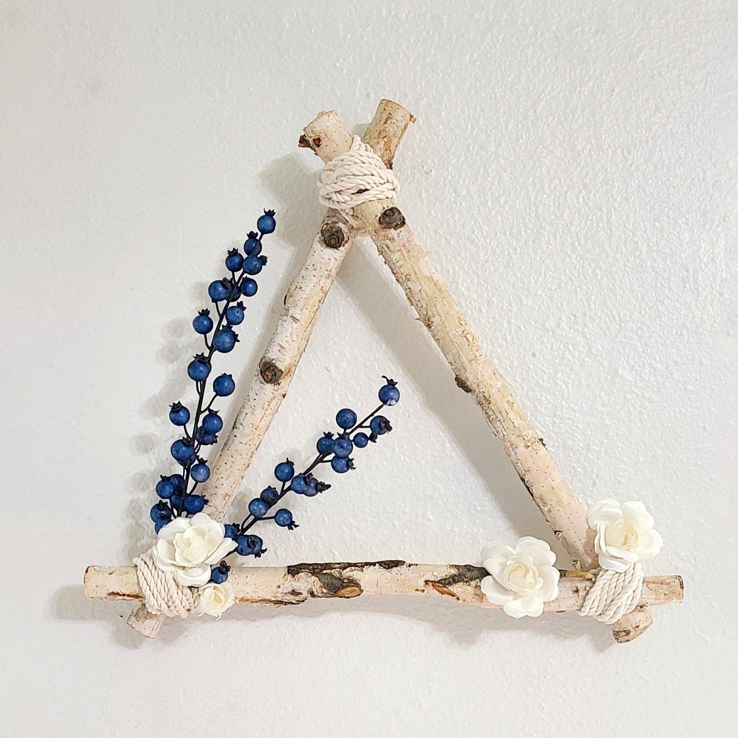 White Winter Birch Wreath