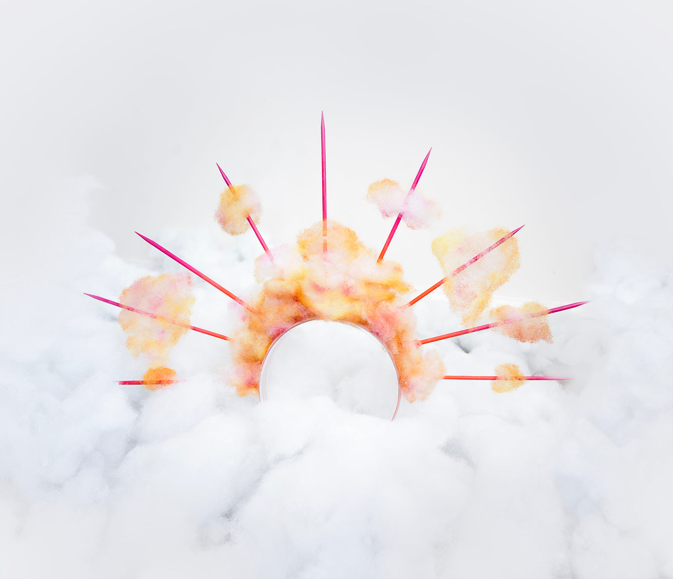 Sunset Cloud Spiked Headpiece crown cloud boudoir accessories