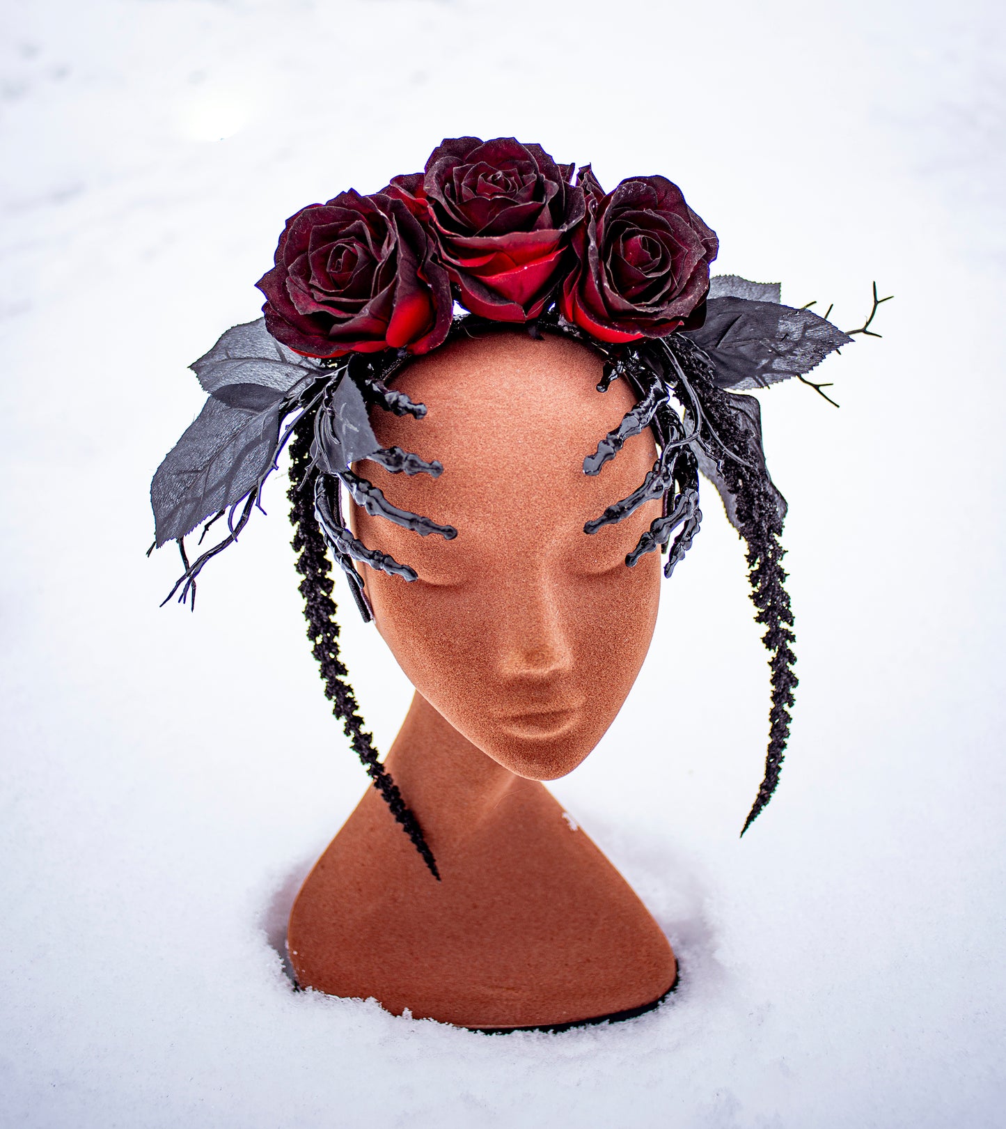 Dark Romance Gothic Rose Crown