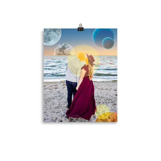 Otherworldly 2 - Art Photo Collage Print; was photographed by us & then edited & collaged to become an out-of-this-world vision. This print is a window to another world, where does it take you?