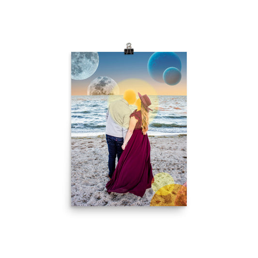 Otherworldly 2 - Art Photo Collage Print; was photographed by us & then edited & collaged to become an out-of-this-world vision. This print is a window to another world, where does it take you?